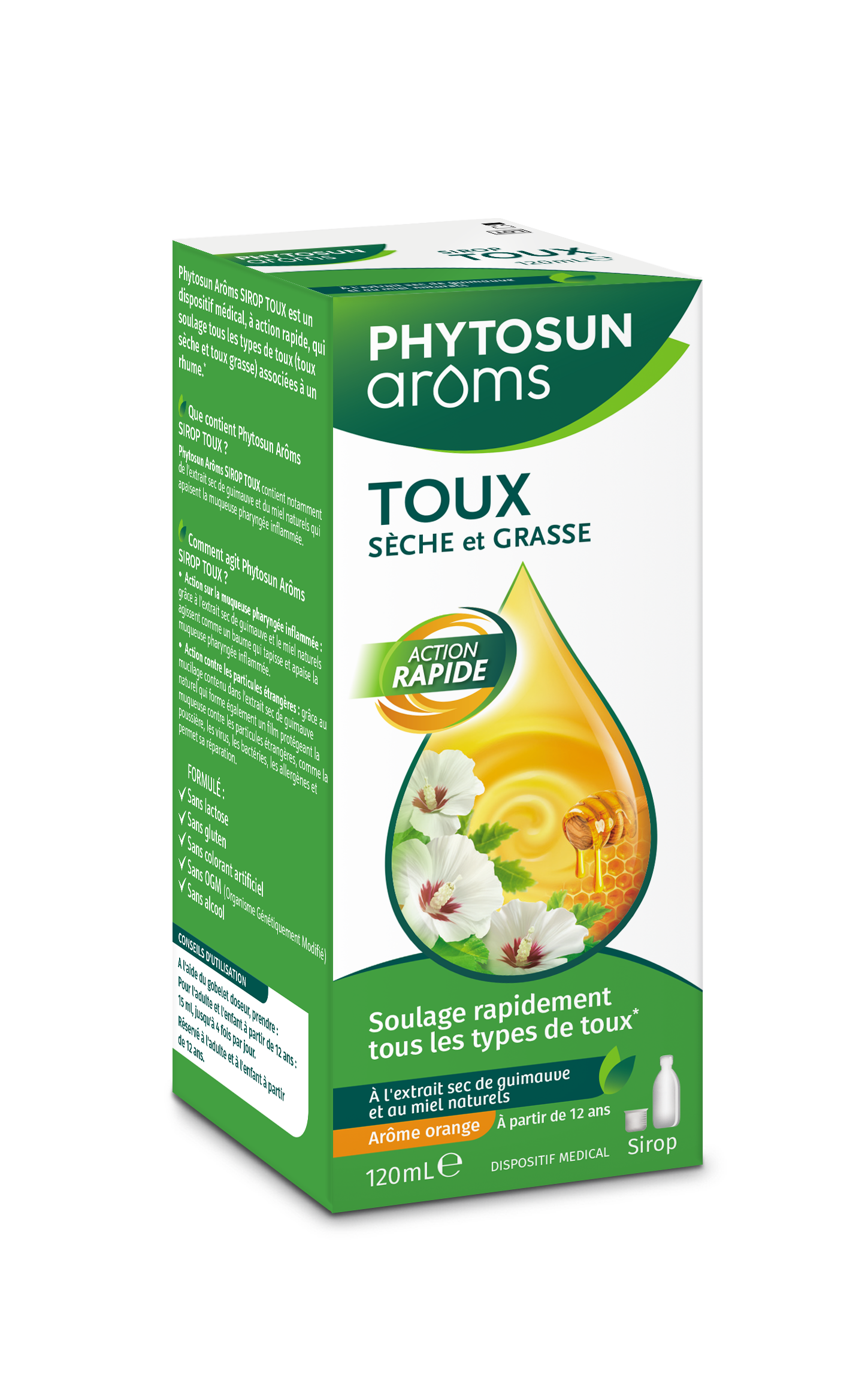 PSA-3D étui sirop Toux Adulte | PHYTOSUN arôms