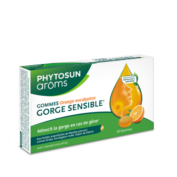 GOMMES GORGE SENSIBLE* (GOÛT ORANGE EUCALYPTUS)